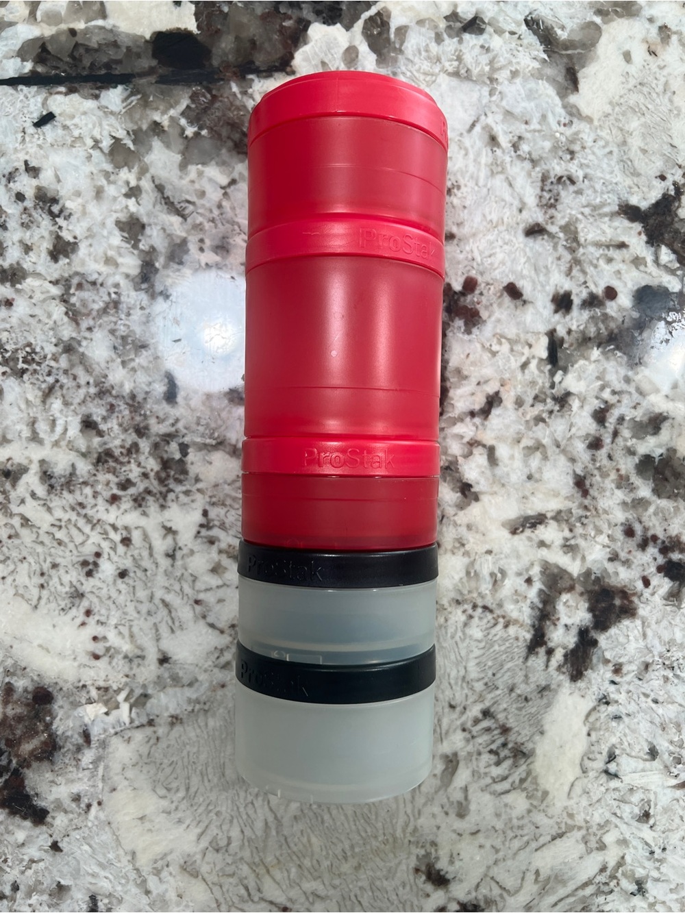 ProStak Pink & Black/Frosted Supplement Stacks